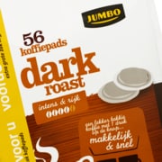 Jumbo Dark Roast 56 Koffiepads 389g Productfoto Jumbo Brandshot 180x180