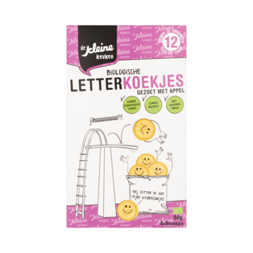 De Kleine Keuken Biologische Letterkoekjes Gezoet Met Appel Vanaf 12 de kleine keuken kopen in de aanbieding