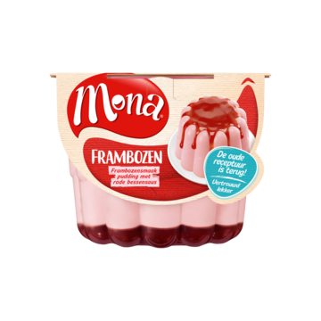Mona Frambozen Pudding Met Rode Bessensaus 450 Ml Bij Jumbo mona kopen in de aanbieding
