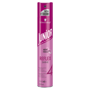 Junior Hairspray 4 Reflex Shine 300ml