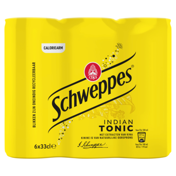 Schweppes Indian Tonic 6 x 33cl