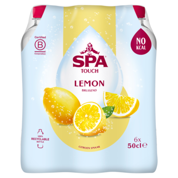 Spa TOUCH Bruisend Lemon 6 x 50cl