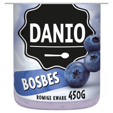 Danio Romige Kwark Bosbes 450g