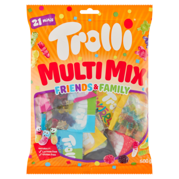 Trolli Multi Mix Friends Family 21 Stuks
