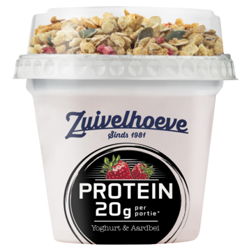 Zuivelhoeve Proteine Yoghurt Aardbei 200g