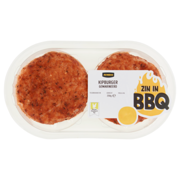 Jumbo Kipburger Gemarineerd 250g