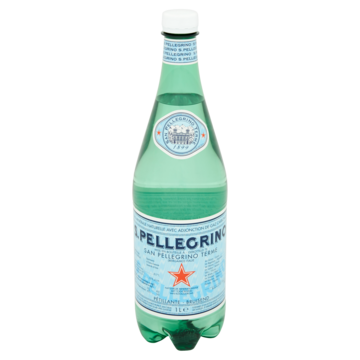 S.Pellegrino licht bruisend natuurlijk mineraalwater 1L