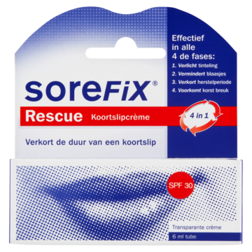 SoreFix Rescue Koortslipcrème Tube 6ml