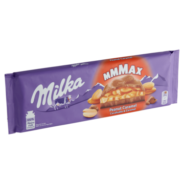 Milka Mmmax Chocolade Reep Pinda Karamel 276g
