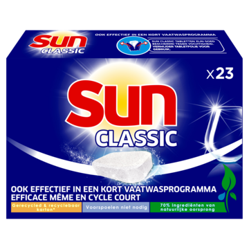 Sun Classic Vaatwastabletten Normaal 23 tabletten