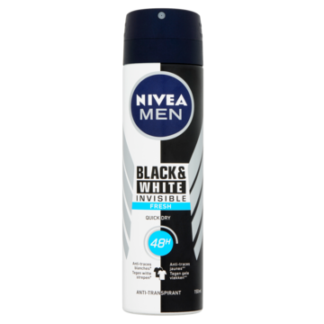 Nivea Men Black & White Invisible Fresh 48h Anti-Transpirant 150ml