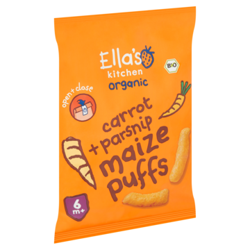 Ella's Kitchen Maize Puffs Wortel + Pastinaak 6+ Bio 20g