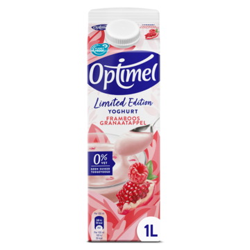 Optimel Yoghurt Limited Edition Framboos-Granaatappel 1L