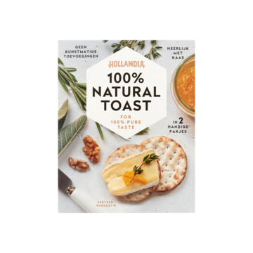 Hollandia 100% Naturel Toast 100g