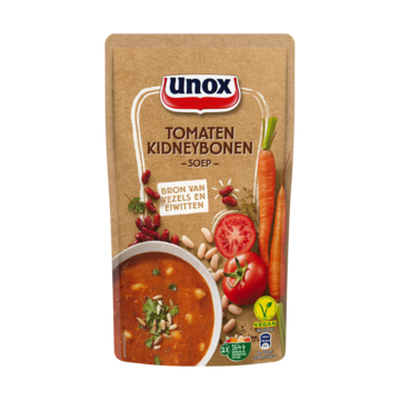 Unox Soep In Zak Tomaten Kidneybonen 570ml