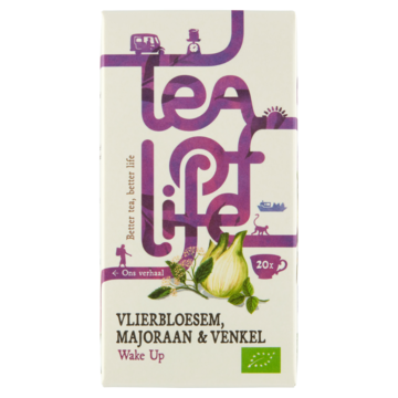 Tea of Life Vlierbloesem, Majoraan & Venkel 20 Stuks 30g