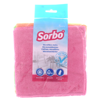 Microvezeldoek 35x35 cm, 5 stuks