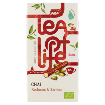 Tea of life Chai Kardemom & Zoethout 20 Stuks 30g