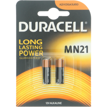 MN21/V23Ga alkaline batterij, 2 stuks