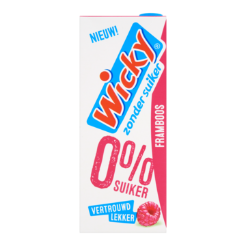 Wicky Zonder Suiker Framboos 1, 5L