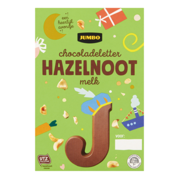 Jumbo Hazelnoot Melk Chocoladeletter J 135g