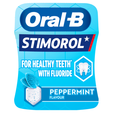 Stimorol Oral-B Peppermint Flavour Sugar Free Chewing Gum 76, 5g