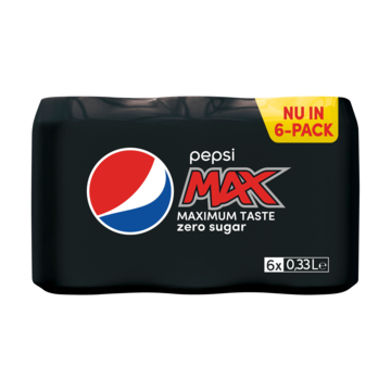 Pepsi Max Cola - Blik - 6 x 330ML