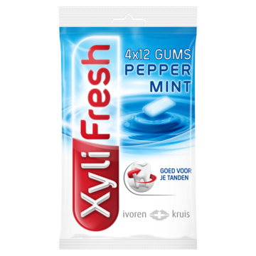Xylifresh Peppermint Sugar Free Gum 4 x 18g