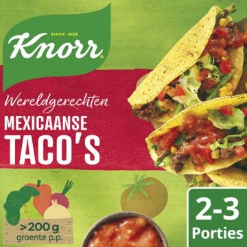 Knorr Wereldgerechten Maaltijdpakket Mexicaanse Taco's 136g