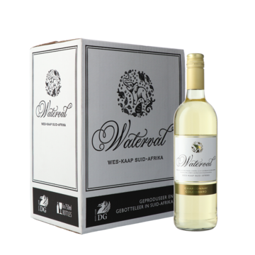 6 flessen voor € 24 | Waterval Chardonnay Colombard 6 x 750ML Aanbieding bij Jumbo Witte wijn