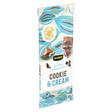 Jumbo Gevulde Melkchocolade Cookie & Cream 190g