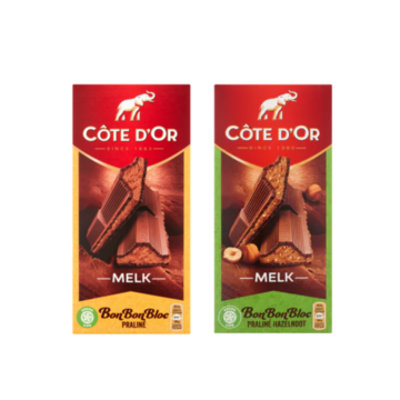 Côte d'Or BonBonBloc Chocolade Reep 2 x 200g