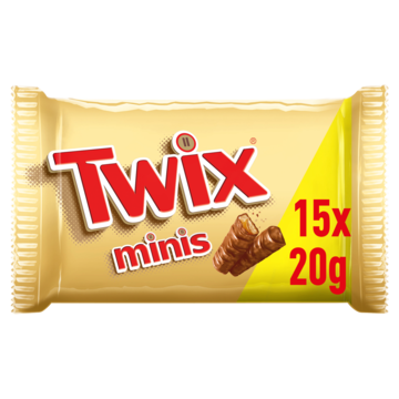 Twix Mini's Chocolade uitdeelzak 333g