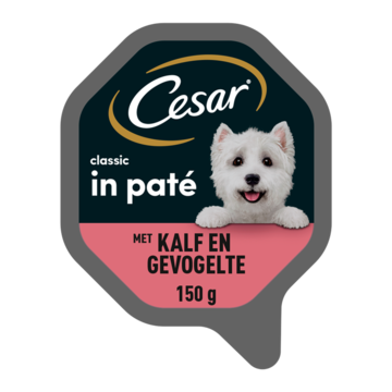 Cesar Paté - Kalf & Gevogelte - Hondenvoer - 150g