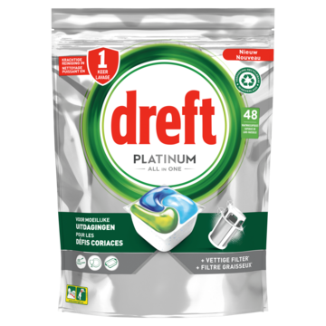 Dreft Platinum Green 48 capsules