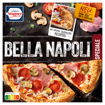 WAGNER Bella napoli pizza speciale salami ham 430g