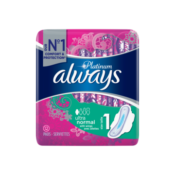 Always Platinum Normal Maat 1 Maandverband Vleugels X12 Bij Jumbo always kopen in de aanbieding