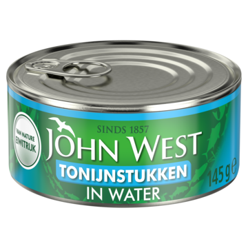 John West tonijnstukken in water 145 gram