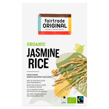 Fairtrade Original Organic Jasmine Rice 400g
