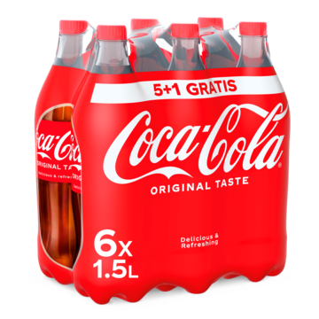 Jumbo Coca-Cola PET 6 x 1, 5L aanbieding