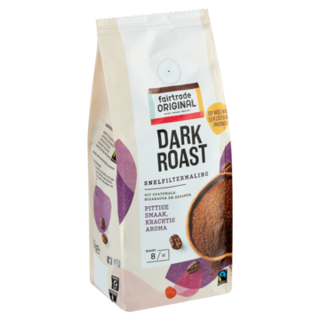 Fairtrade Original Dark Roast Snelfiltermaling 250g