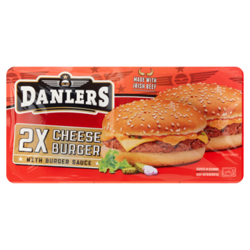 Danlers Cheese Burger 2 Stuks 275g