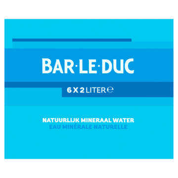 Bar-le-Duc Natuurlijk Mineraalwater zonder koolzuur 6 x 2L