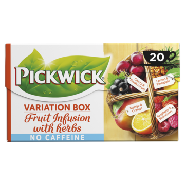 Pickwick Fruit Infusion Variatiebox Geel Fruit Thee 20 Stuks