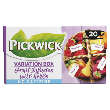 Pickwick Fruit Infusion Variatiebox Paars Fruit Thee 20 Stuks