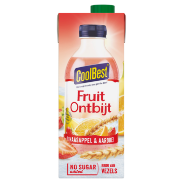 CoolBest FruitOntbijt Sinaasappel-Aardbei 750ml