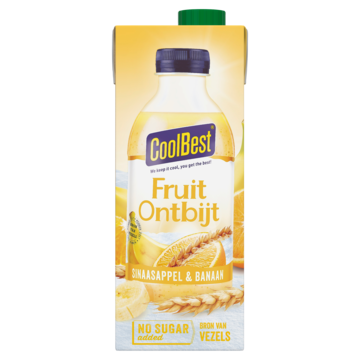 CoolBest FruitOntbijt Sinaasappel-Banaan 750ml