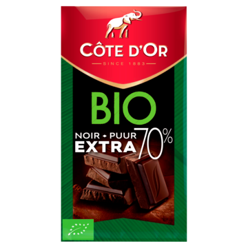 Côte d'Or Bio Chocolade Reep Extra Puur 70% 150g