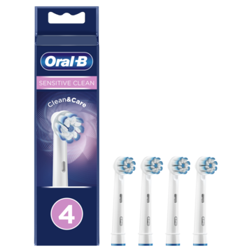 Oral-B Sensitive Clean Opzetborstels, Verpakking Van 4