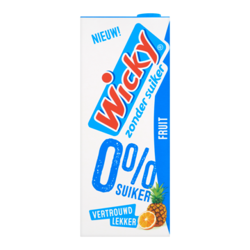 Wicky Fruit Zonder Suiker 1, 5L